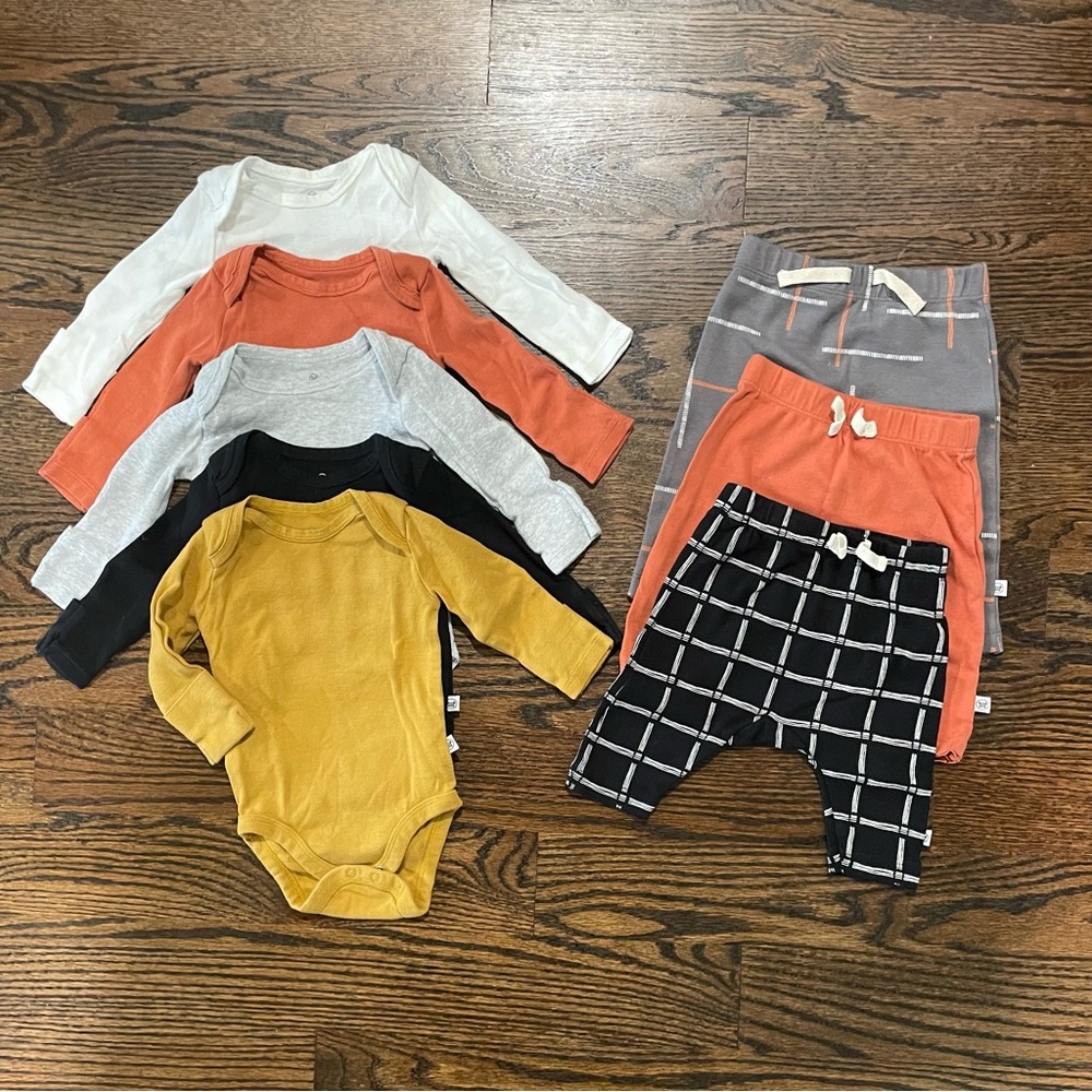 Honest Baby Fall Bodysuit & Pants Bundle 0-3m